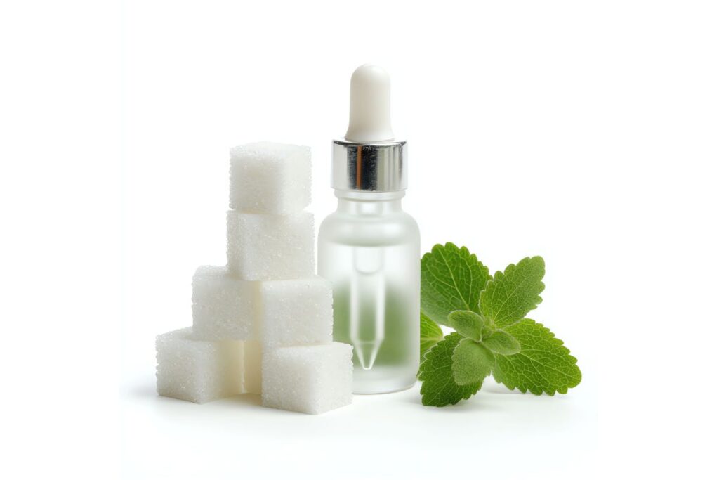 Stevia ou Sucralose: qual adoçante é mais indicado para quem tem diabetes? Stevia ou Sucralose? - Canva